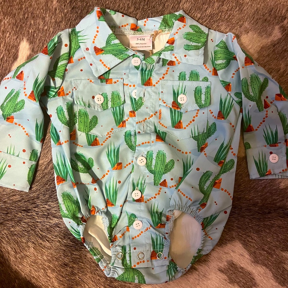 Baby western onsie
